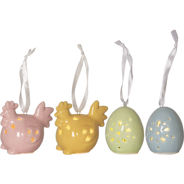 Påskdekoration med LED 4-pack - Bild 3