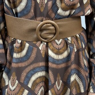 Bälte i skinn - brun